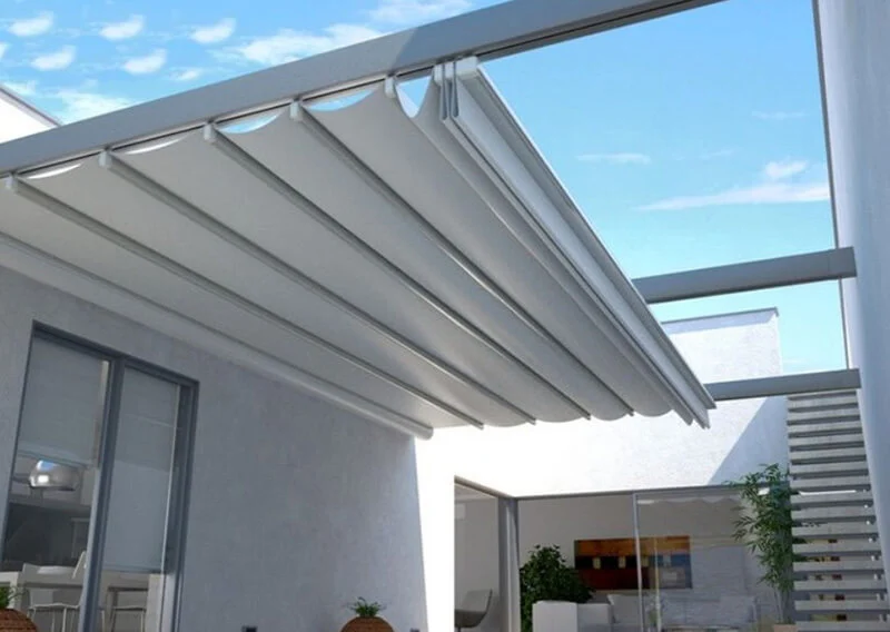 Thi Công Mái Che Sân Biệt Thự Ở Tây Sơn